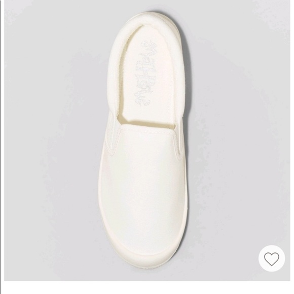 Mad love white slip on sneakers new - Picture 3 of 5